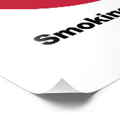 喫煙禁止蒸発を許可 フォトプリント            (角)