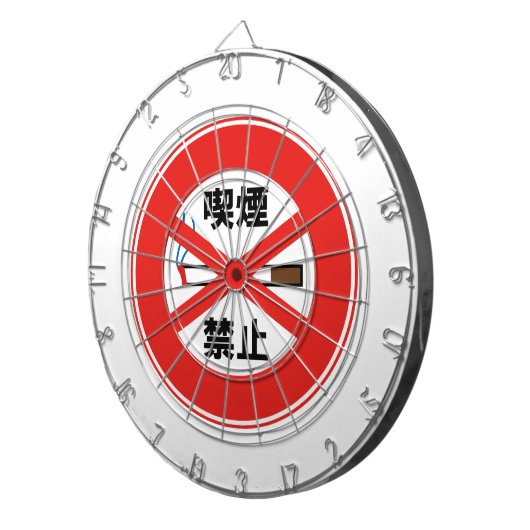喫煙禁止 ダーツボード (正面右)