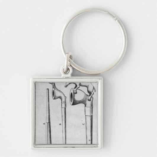 喫煙管 キーホルダー (正面)