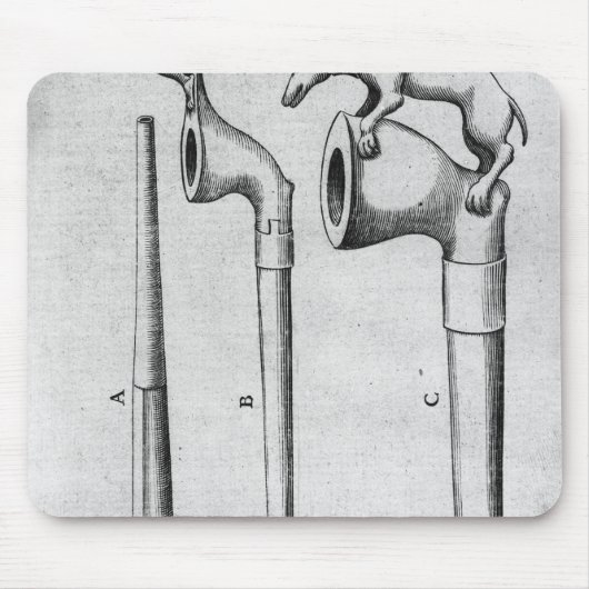 喫煙管 マウスパッド (正面)