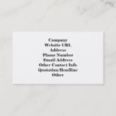 喫煙緑ファンキーレトロモザイクのタイル模様 名刺 (裏面)