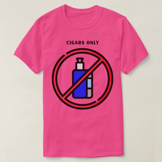 喫煙者のみ Tシャツ (デザイン正面)