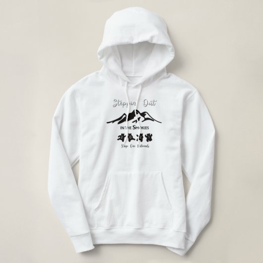 喫煙者のシャツにステップアウト パーカ (デザイン正面)