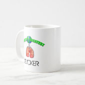 喫煙者の世界の最も素晴らしいマグ コーヒーマグカップ (正面左)