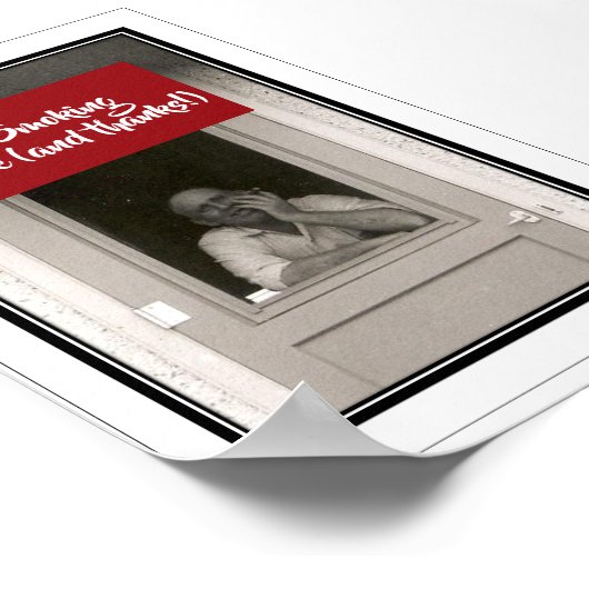 喫煙記号なし ポスター (角)