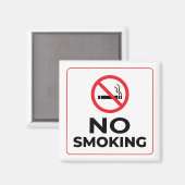 喫煙記号なし マグネット (正面/裏面)