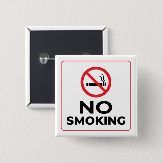 喫煙記号なし 缶バッジ (正面&裏面)