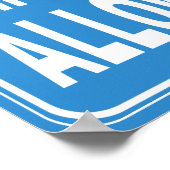 喫煙許可プリント ポスター (角)