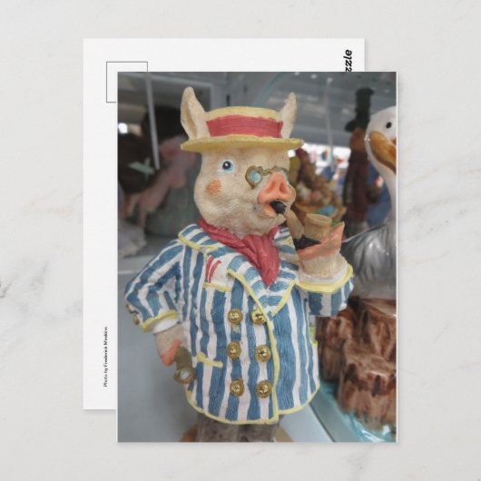 喫煙豚 ポストカード (正面/裏面)