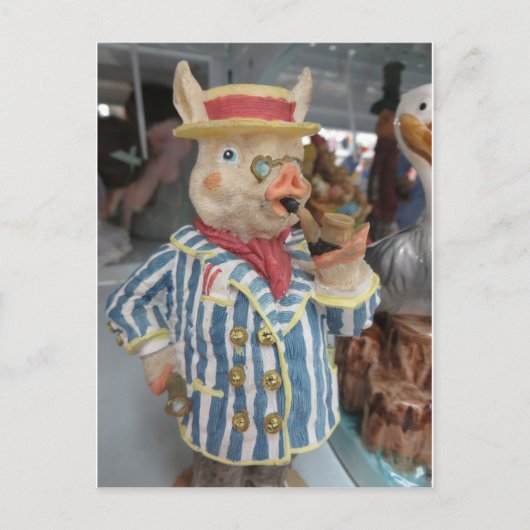 喫煙豚 ポストカード (正面)