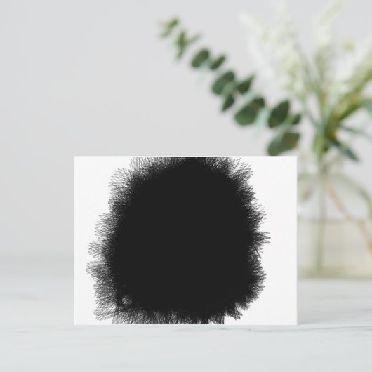 喫煙黒 ポストカード (スタンド正面)