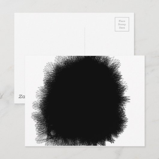 喫煙黒 ポストカード (正面/裏面)