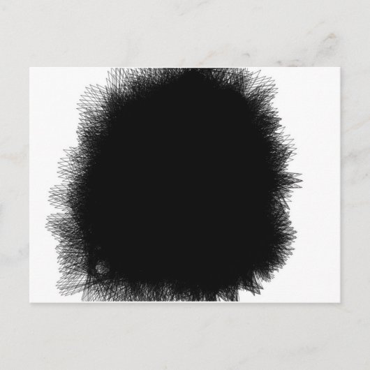 喫煙黒 ポストカード (正面)