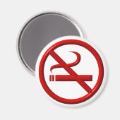 喫煙/アンチ喫煙なし マグネット (正面/裏面)