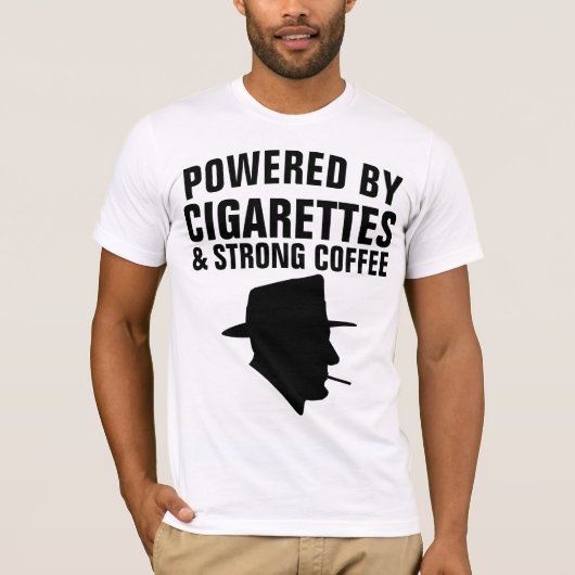 喫煙&コーヒーとTシャツ Tシャツ (正面)