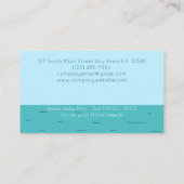 喫煙・スタック付きマンガ・クルーズ船 名刺 (裏面)