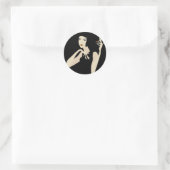 喫煙 ラウンドシール (バッグ)