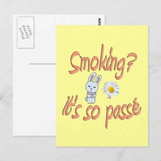 喫煙 – 合格だ ポストカード (正面/裏面)