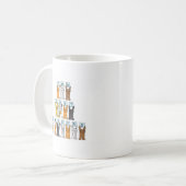 喫煙、漫画猫をやめます コーヒーマグカップ (正面左)