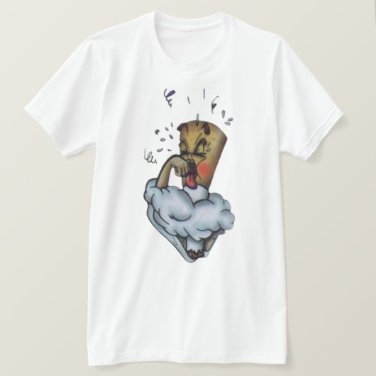 喫煙Tシャツなし Tシャツ (デザイン正面)
