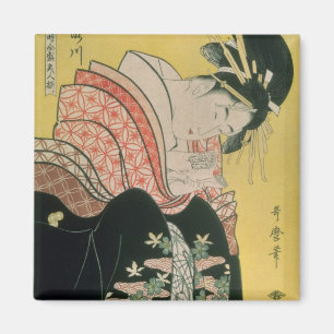 喫茶店からのTakigawa、Ogi マグネット