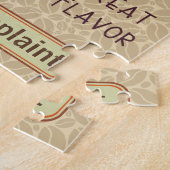 喫茶店のコップはあなた自身のパーソナライズなライトを作成します ジグソーパズル (側面)