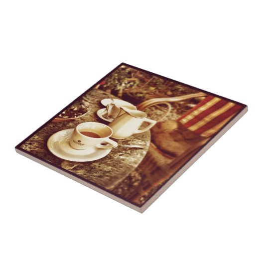 喫茶店のテーブル タイル (側面)