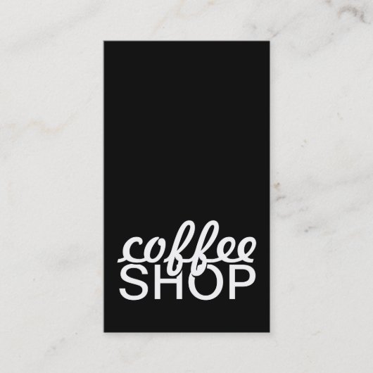 喫茶店のパンチカード ロイヤリティカード (正面)