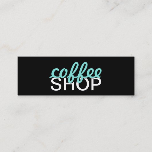 喫茶店のパンチカード ロイヤリティカード (正面)