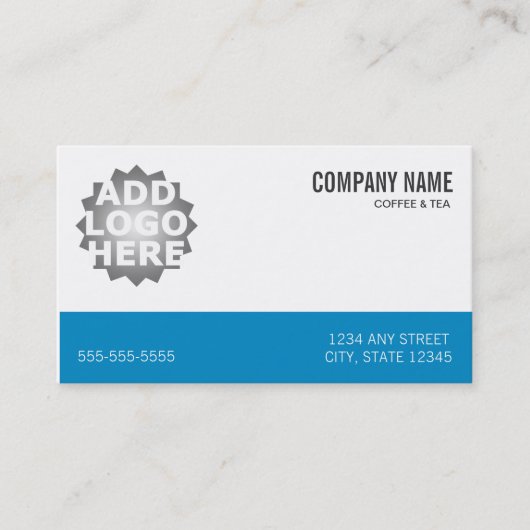 喫茶店のロイヤリティのパンチカードの名刺 ロイヤリティカード (正面)