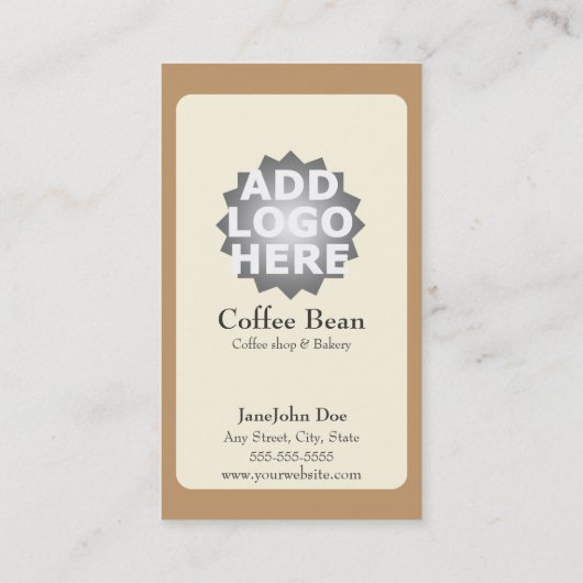 喫茶店のロイヤリティのパンチカードの名刺 ロイヤリティカード (裏面)