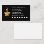 喫茶店のロイヤリティ ロイヤリティカード (正面/裏面)