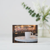 喫茶店の名刺はコーヒーを放します 名刺 (スタンド正面)