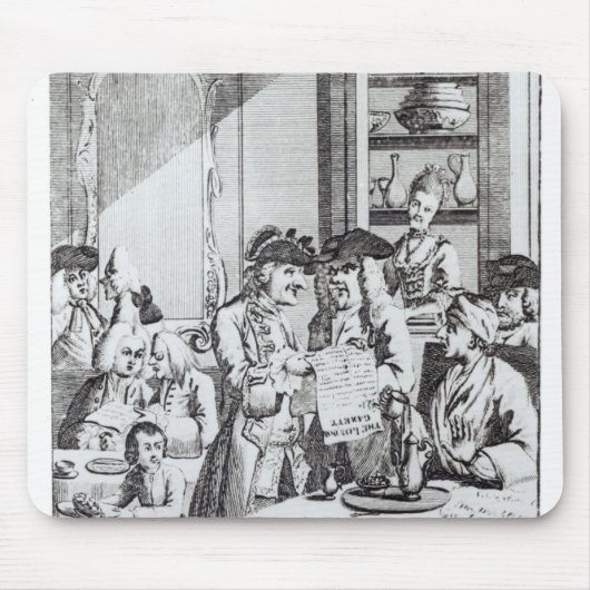 喫茶店の政治家 マウスパッド (正面)