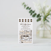 喫茶店の穿孔器|のロイヤリティカード ロイヤリティカード (スタンド正面)