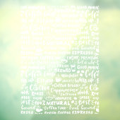 喫茶店の窓デカールモダン, ウィンドウサイン (シート3)