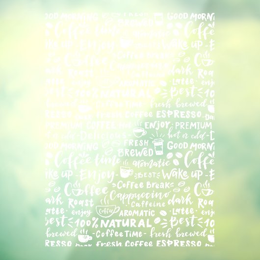 喫茶店の窓デカールモダン, ウィンドウサイン (シート3)