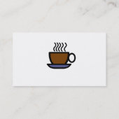 喫茶店の買物9は第10自由な名刺を得ます 名刺 (裏面)