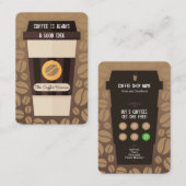 喫茶店ロイヤリティカード ロイヤリティカード (正面/裏面)