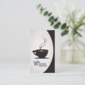 喫茶店及びベーカリーの名刺 名刺 (スタンド正面)