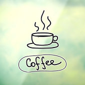 喫茶店 ウィンドウサイン (シート3)