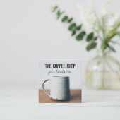 喫茶店 スクエア名刺 (スタンド正面)