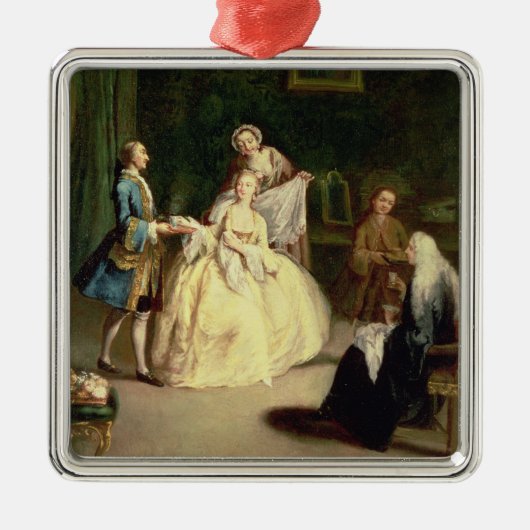 喫茶店 メタルオーナメント (正面)