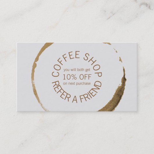 喫茶店-友人を参照して下さい 紹介カード (正面)