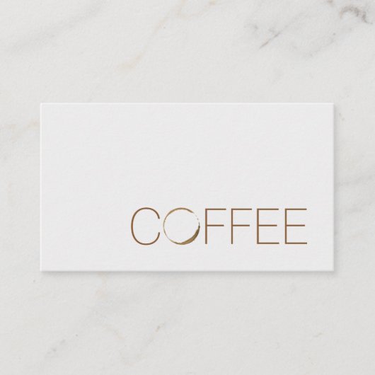 喫茶店 名刺 (正面)