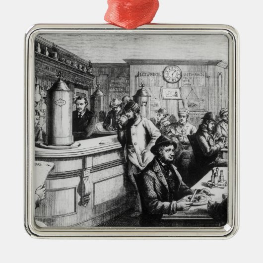 喫茶店、Clerkenwell メタルオーナメント (正面)