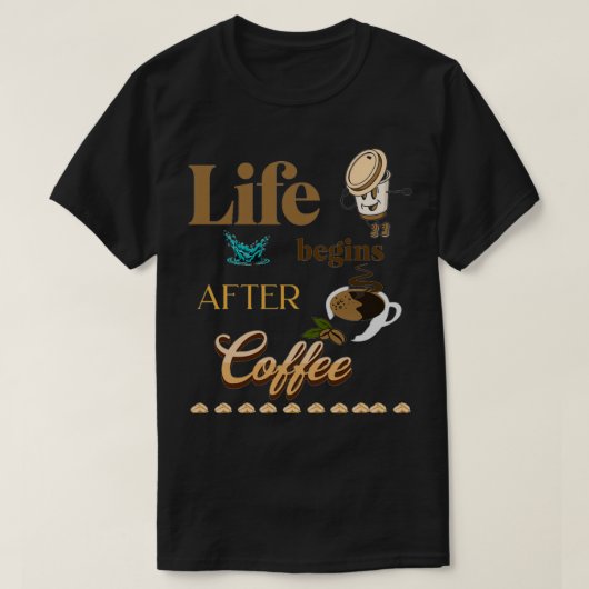 喫茶店 Tシャツ (デザイン正面)