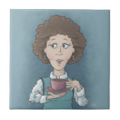 喫茶陶磁器タイル タイル (正面)