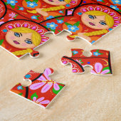 営ロシアの巣人形-マトリョスカ ジグソーパズル (側面)