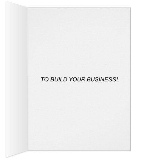 営業の顧客保持グリーティングカード (内側 (右))